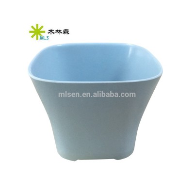 Biodegradable bamboo fiber flower pot