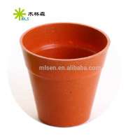 Garden decoration bamboo fiber flower pot