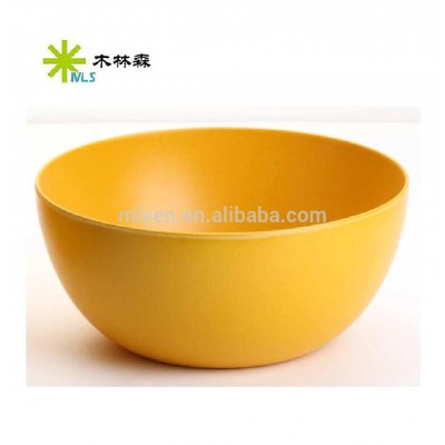 2018 Top selling colorful bamboo fiber bowl