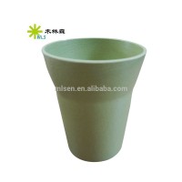 Bio and eco-friendly bamboo fiber flower pot