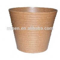 2018 customer welcomed bamboo fiber flower pot