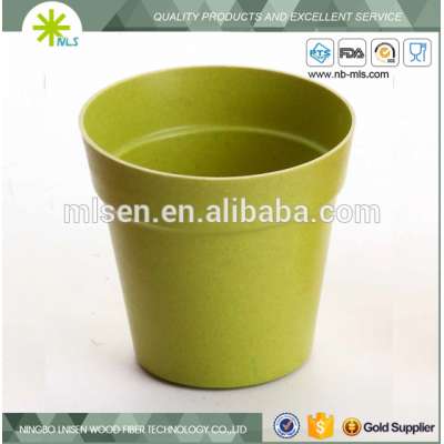 High quality colored bamboo fiber flower pot