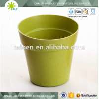 High quality colored bamboo fiber flower pot