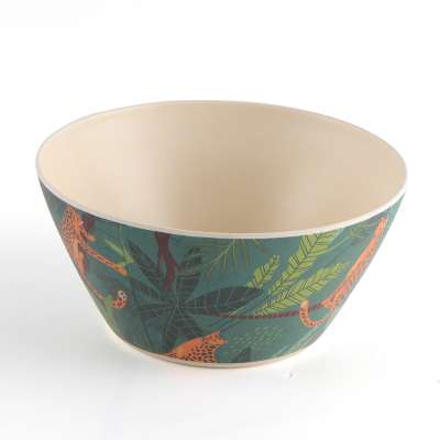 MLS eco-friendly food container bamboo fiber salad bowl